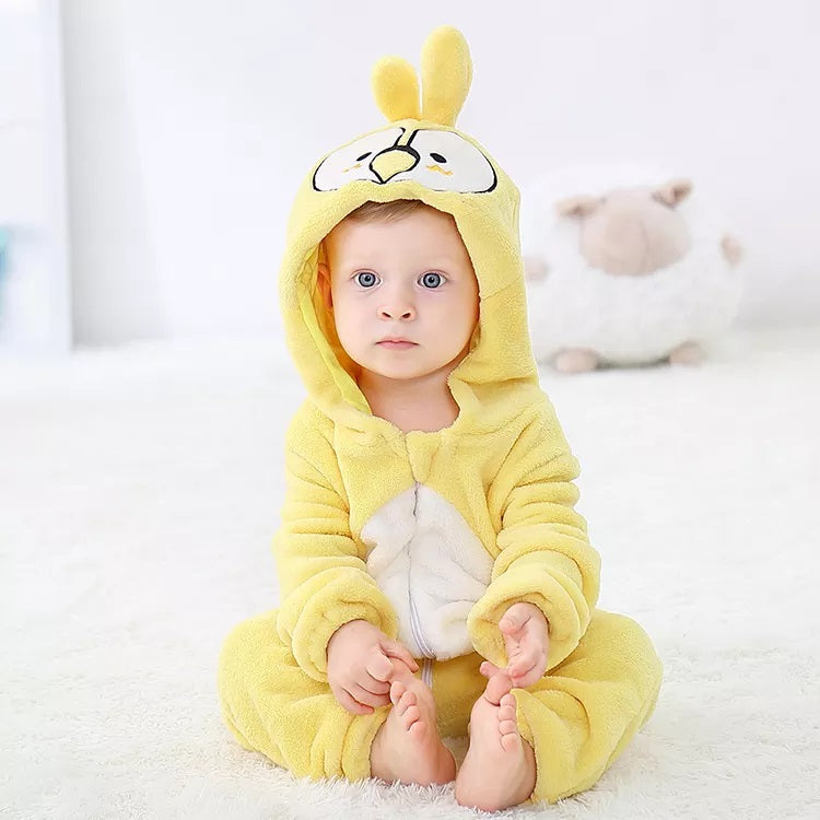 AVS Baby Cartoon Dress Owl Shape yellow