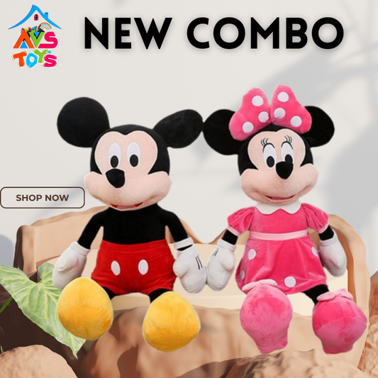 AVS New Combo of Mini & Mickey Soft Plush Toy