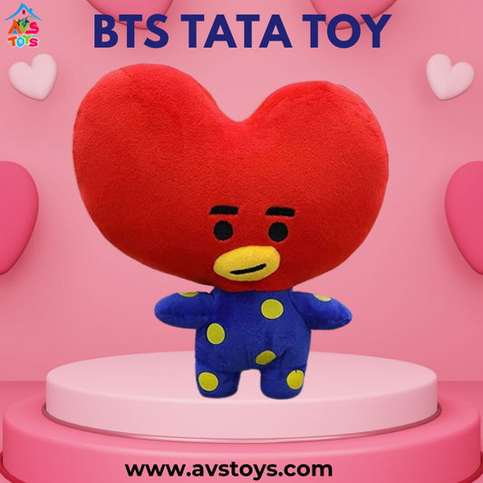 AVS toys Tata toy red baby BTS  - 30 cm (red)