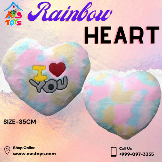 AVS Soft & Cute Heart Plush  For Kids 35cm