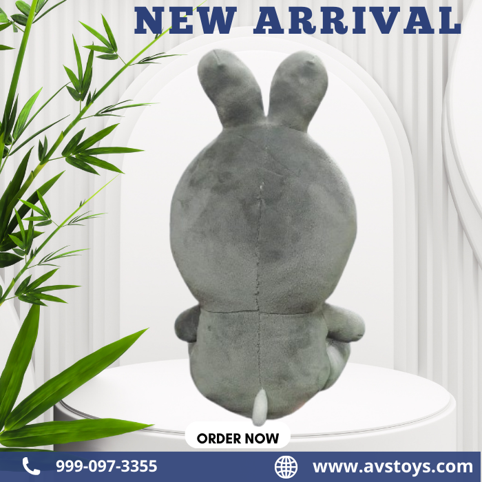 AVS New Alluring  Sitting Rabbit Plush toy for kids 30cm (Gray)