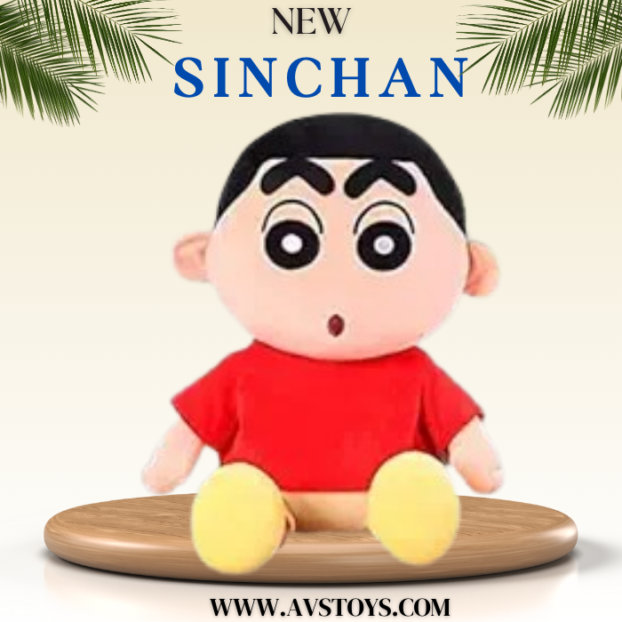 AVS New Adorable Sinchan Plush Soft Toy For Kids 25cm