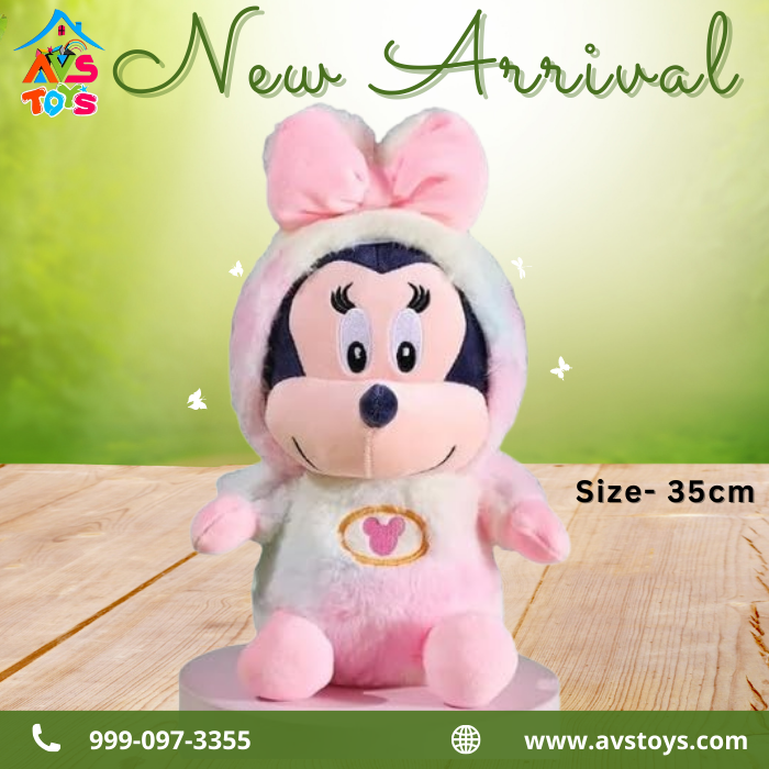AVS New Minni in Rainbow rabbit fur For kids 35cm
