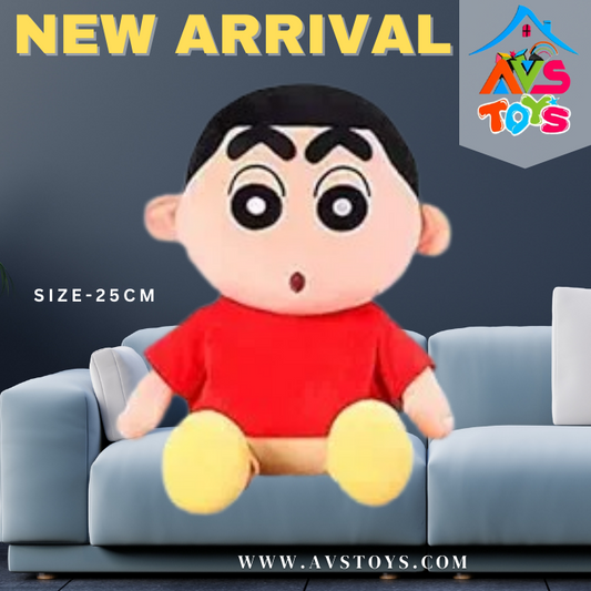 AVS New Adorable Sinchan Plush Soft Toy For Kids 25cm