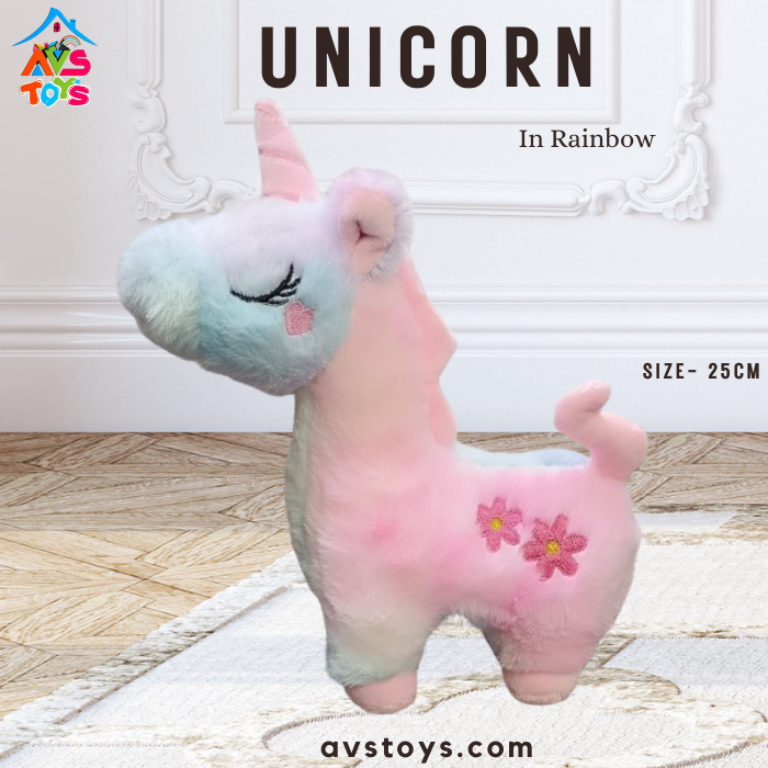 AVS Unicorn Rainbow Wings Horse Animal Toy 25cm