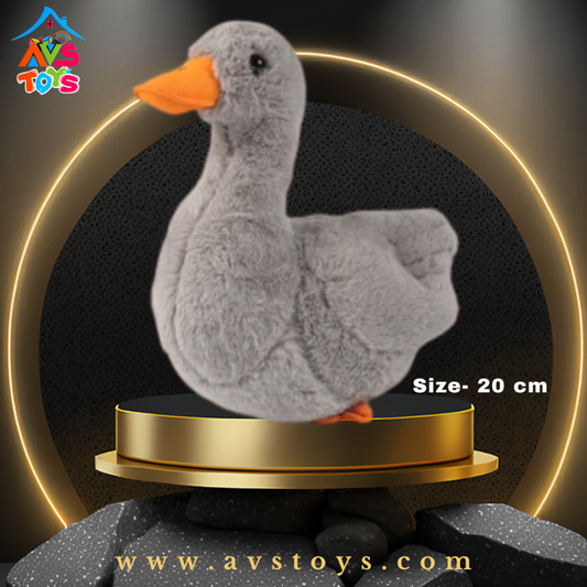 AVS New Duck Plush Toy Super Soft For Kids 20cm (Gray)