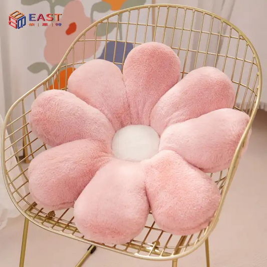 AVS Custom Cute sun Flowers Plush Pillow  - 35 cm (pink)