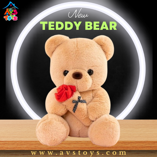 AVS New Teddy Bear with Carrot  Plush Toy For Kids 13 inch (Yellow)