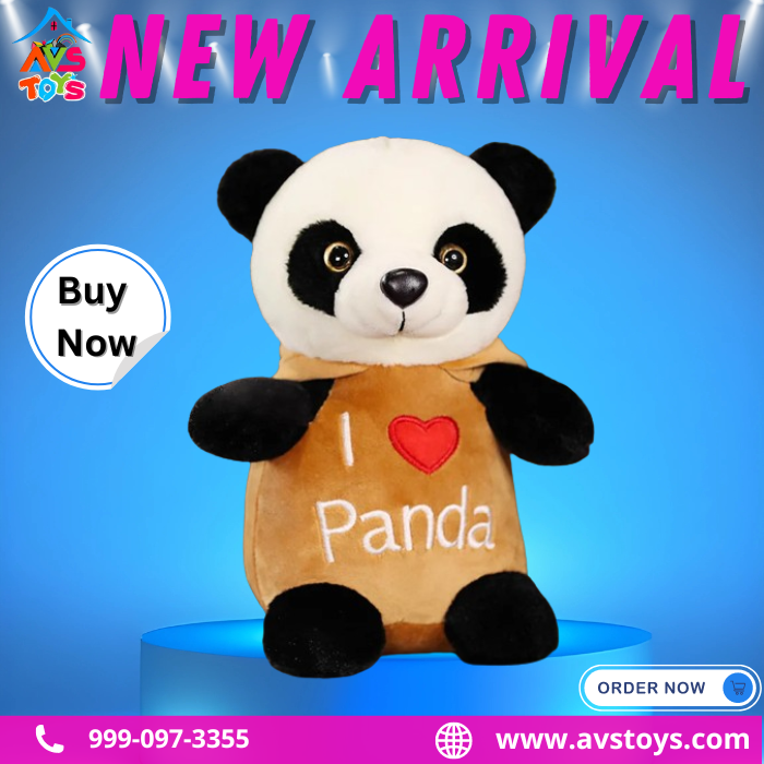 AVS New And Cute Panda with Brown T-shirt For kids 40cm
