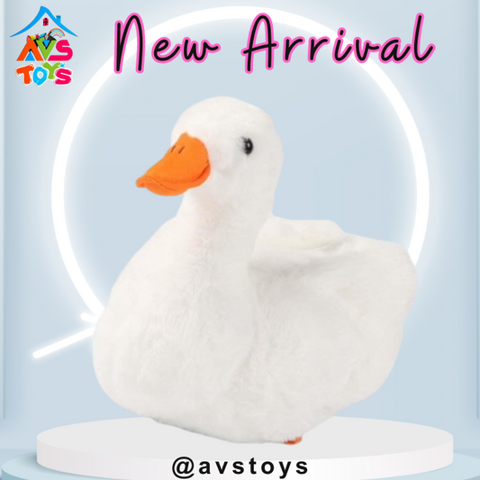 AVS New Duck Plush Toy Super Soft For Kids 20cm (White)
