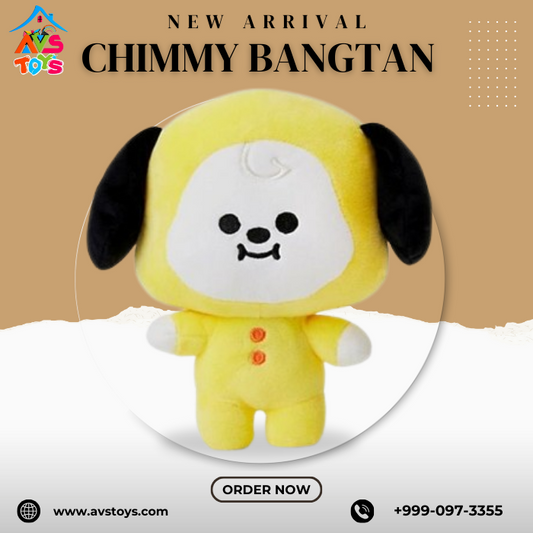 AVS toys chimmy toy yellow baby BTS  - 30 cm (yellow)