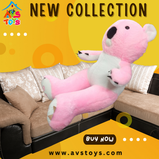 AVS New Soft And Adorable Koala Plush Toy for Kids 70cm (Pink)