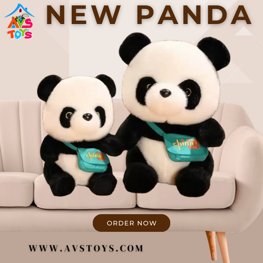 AVS New And Cute Panda with Green bag For kids