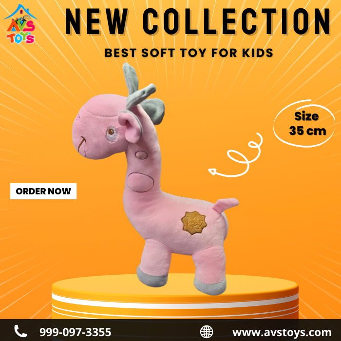 AVS new Soft and Cute Giraffe For your little kids 35cm