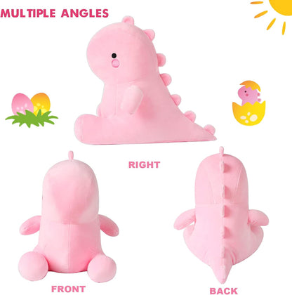 AVS Cute Pink Dinosaur Plush Toy – 20 cm | Ultra Soft &amp; Huggable