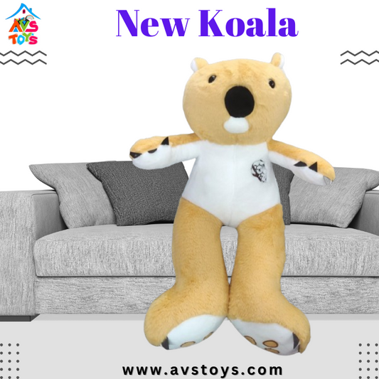 AVS New Soft And Adorable Koala Plush Toy for Kids 70cm (Yellow)
