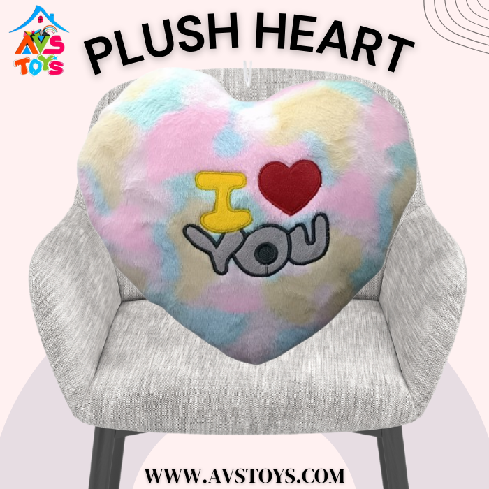 AVS Soft & Cute Heart Plush  For Kids 35cm