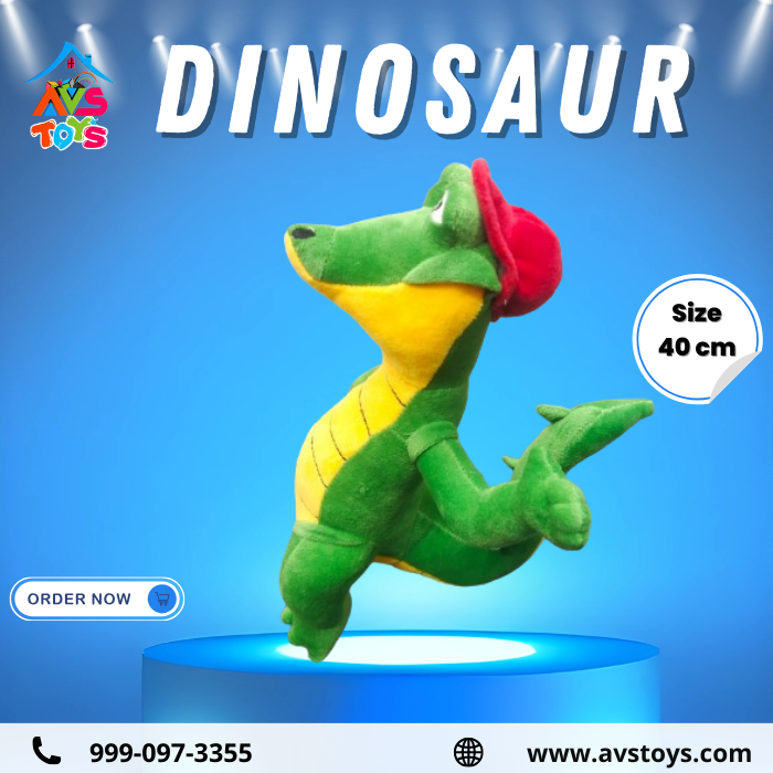 AVS New Alluring and Delightful Dinosaur for Kids 40cm (Green)
