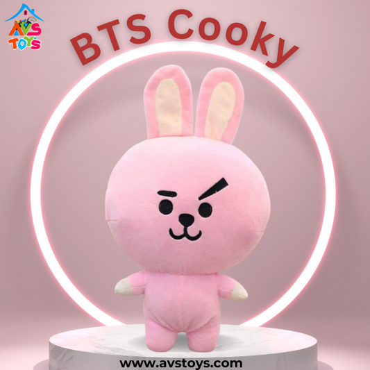 AVS toys Cooky toy pink baby BTS  - 30 cm (pink)