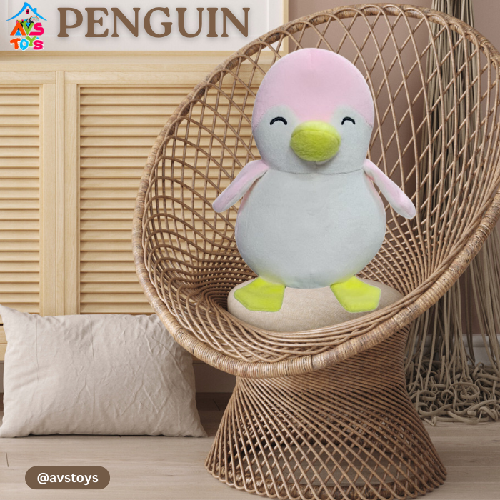AVS Adorable & Cute Penguin Soft toys 7 inch (Pink)