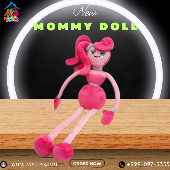AVS Mommy Long Legs Plush Toys - 75 cm (pink)