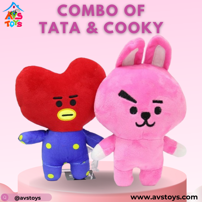 AVS toys Cooky toy pink baby BTS  - 30 cm (pink)