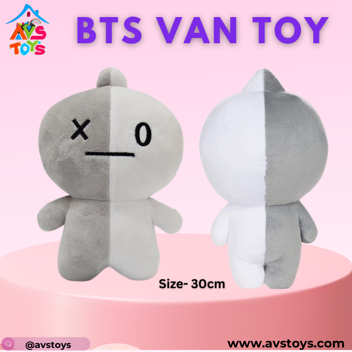 AVS toys van toy Grey baby BTS  - 30 cm (Grey)
