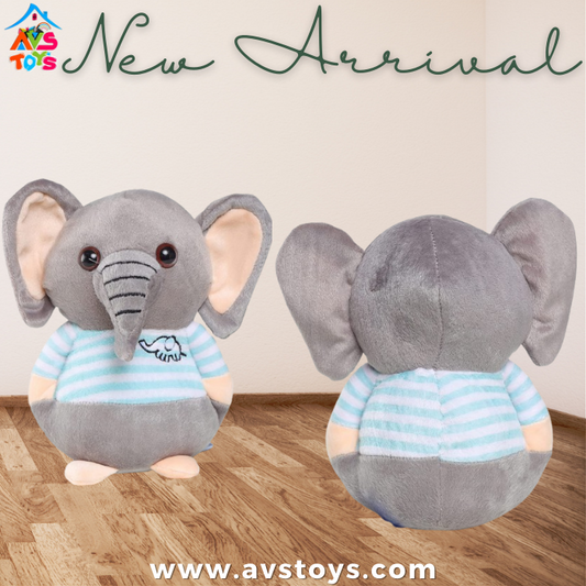 AVS New Soft and Cute Elephant Soft Toy For Kids 20cm