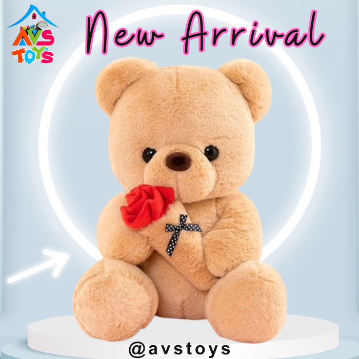 AVS New Teddy Bear with Carrot  Plush Toy For Kids 9 inch (Yellow)