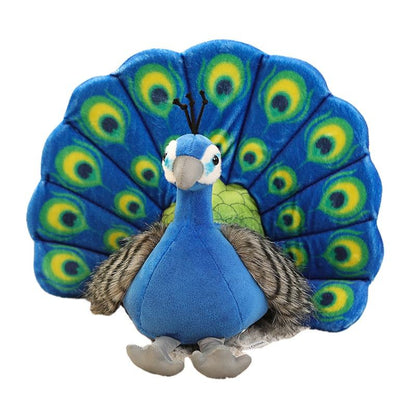AVS Peacock Plush Toy – 30 cm | Ultra Soft & Huggable Blue Color